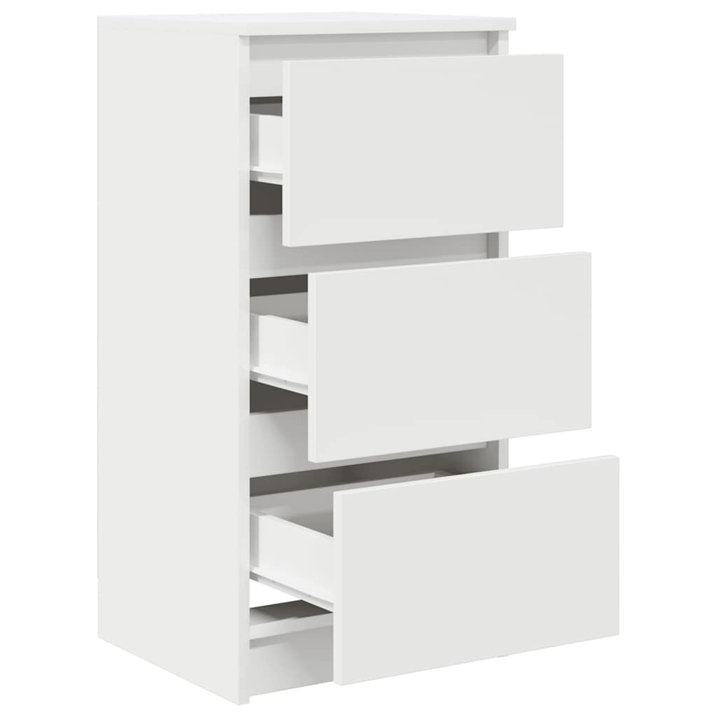 vidaXL Dressoir 37,5x35x76 cm bewerkt hout wit