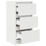 vidaXL Dressoir 37,5x35x76 cm bewerkt hout wit