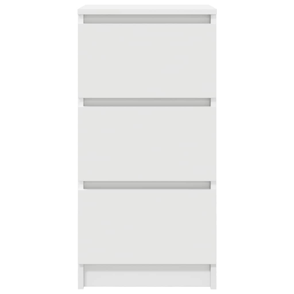 vidaXL Dressoir 37,5x35x76 cm bewerkt hout wit