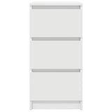 vidaXL Dressoir 37,5x35x76 cm bewerkt hout wit