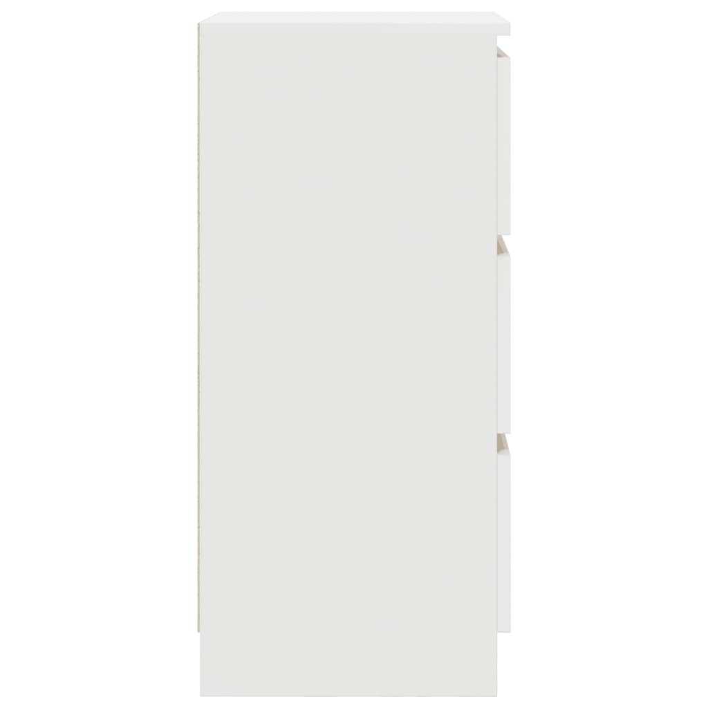 vidaXL Dressoir 37,5x35x76 cm bewerkt hout wit