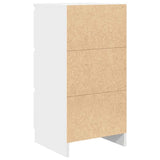 vidaXL Dressoir 37,5x35x76 cm bewerkt hout wit