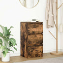 vidaXL Dressoir 37,5x35x76 cm bewerkt hout wit