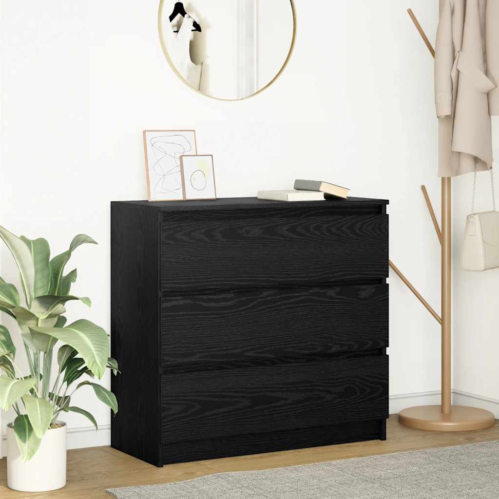 vidaXL Dressoir 80x35x76 cm spaanplaat wit