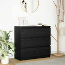 vidaXL Dressoir 80x35x76 cm spaanplaat wit