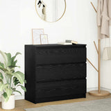 vidaXL Dressoir 80x35x76 cm spaanplaat wit