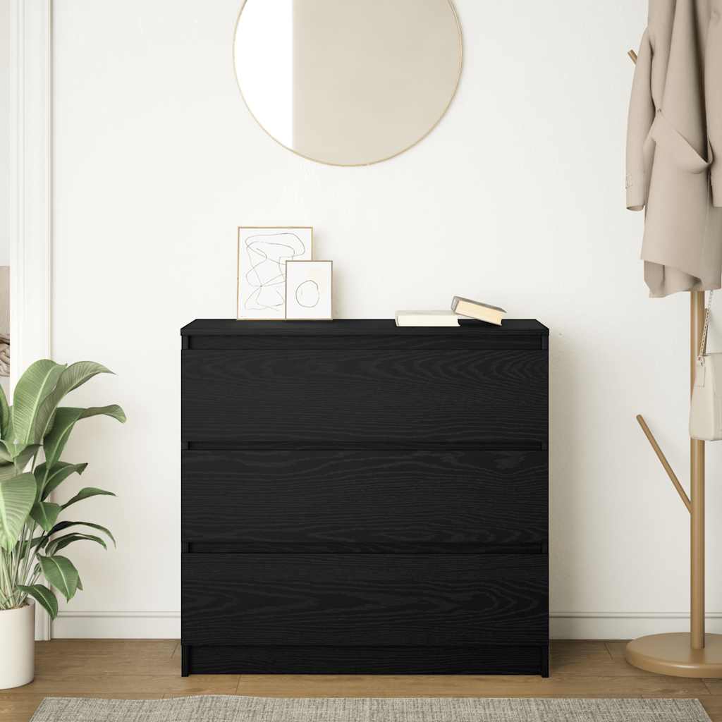 vidaXL Dressoir 80x35x76 cm spaanplaat wit