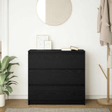 vidaXL Dressoir 80x35x76 cm spaanplaat wit