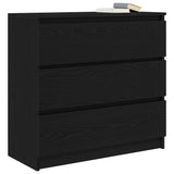 vidaXL Dressoir 80x35x76 cm spaanplaat wit