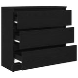 vidaXL Dressoir 80x35x76 cm spaanplaat wit