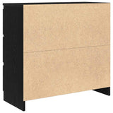 vidaXL Dressoir 80x35x76 cm spaanplaat wit