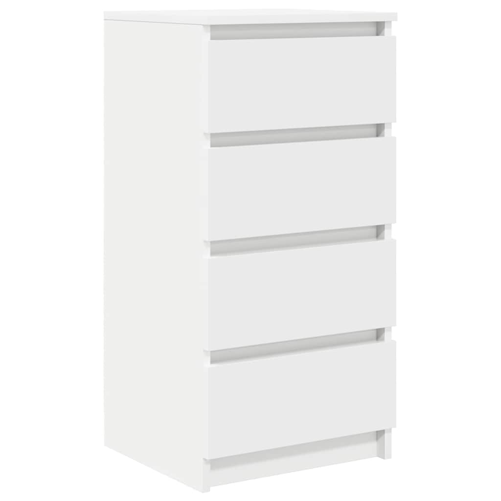 vidaXL Dressoir 37,5x35x76 cm bewerkt hout wit