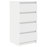 vidaXL Dressoir 37,5x35x76 cm bewerkt hout wit