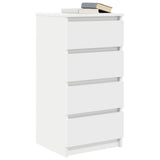 vidaXL Dressoir 37,5x35x76 cm bewerkt hout wit