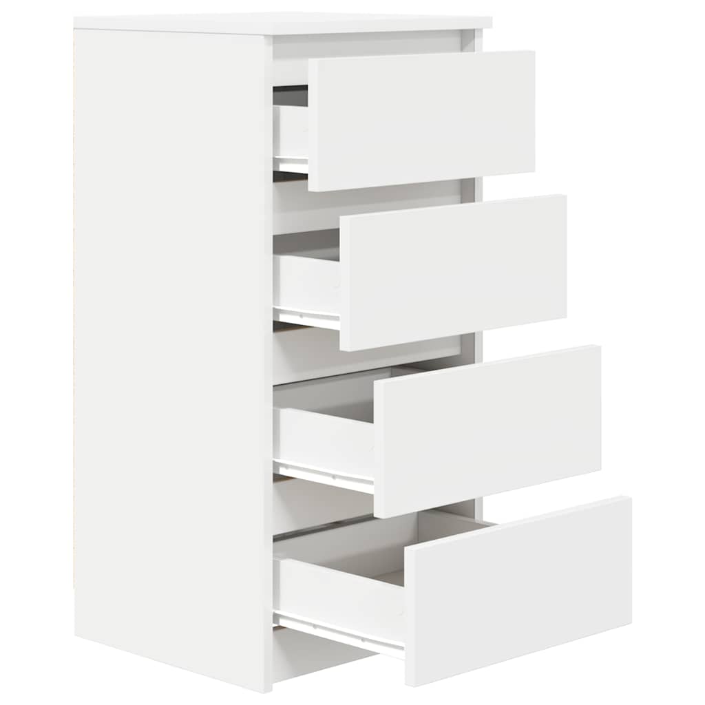 vidaXL Dressoir 37,5x35x76 cm bewerkt hout wit