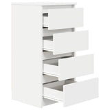 vidaXL Dressoir 37,5x35x76 cm bewerkt hout wit