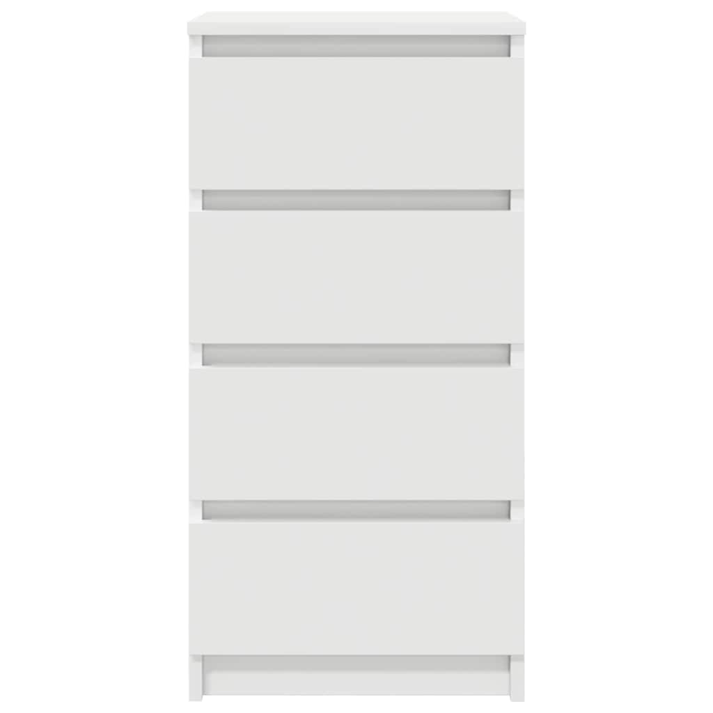 vidaXL Dressoir 37,5x35x76 cm bewerkt hout wit