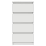 vidaXL Dressoir 37,5x35x76 cm bewerkt hout wit
