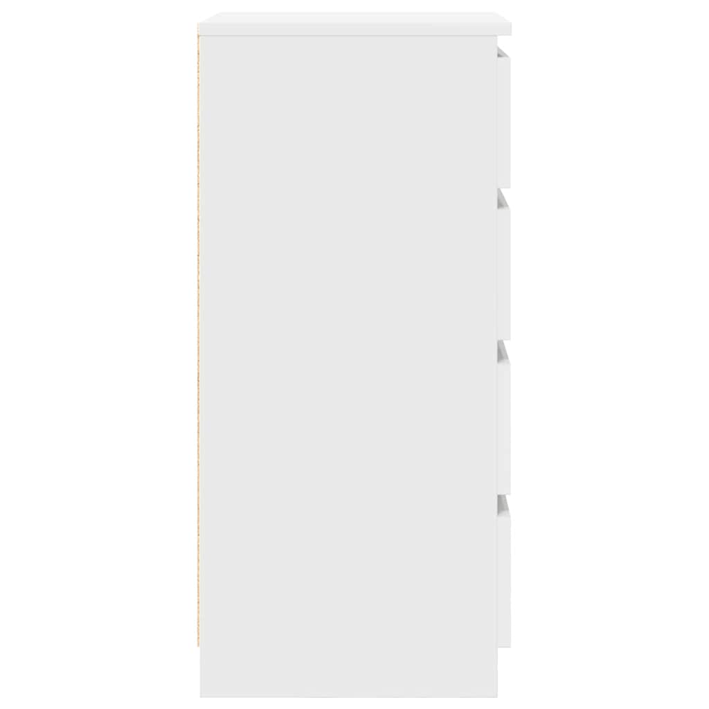 vidaXL Dressoir 37,5x35x76 cm bewerkt hout wit