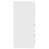 vidaXL Dressoir 37,5x35x76 cm bewerkt hout wit