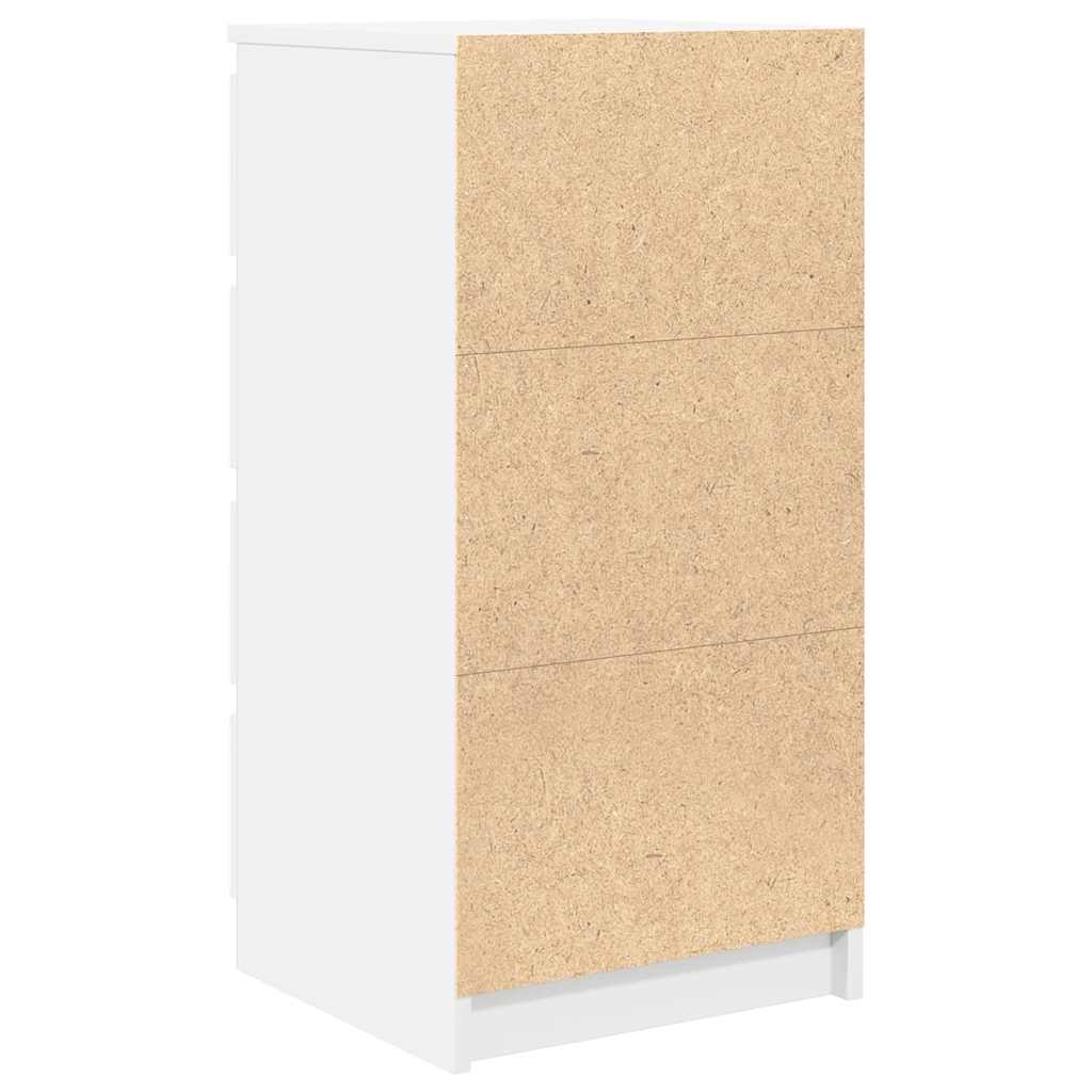 vidaXL Dressoir 37,5x35x76 cm bewerkt hout wit