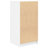 vidaXL Dressoir 37,5x35x76 cm bewerkt hout wit
