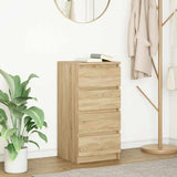vidaXL Dressoir 37,5x35x76 cm bewerkt hout wit