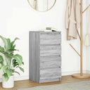 vidaXL Dressoir 37,5x35x76 cm bewerkt hout wit