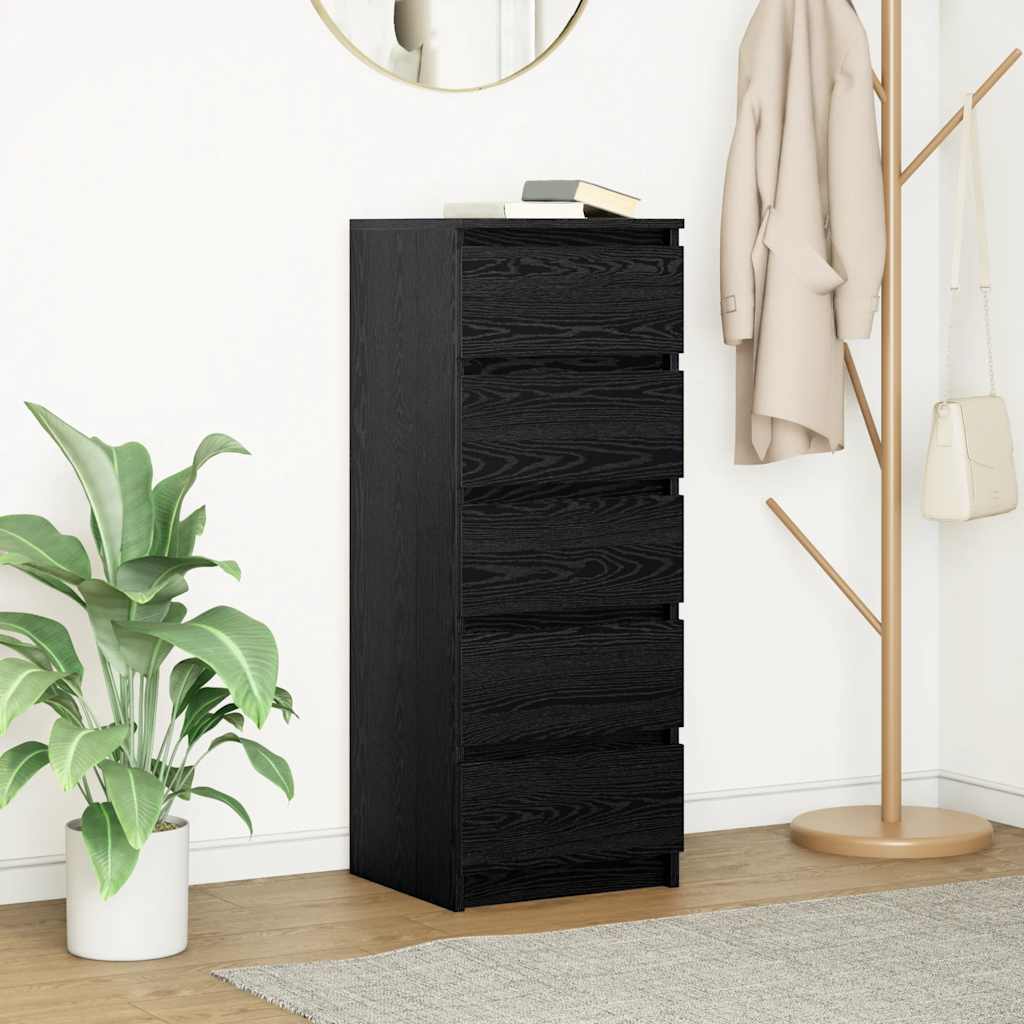 vidaXL Dressoir met lades 37,5x35x99 cm spaanplaat wit