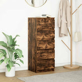 vidaXL Dressoir met lades 37,5x35x99 cm spaanplaat wit