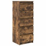 vidaXL Dressoir met lades 37,5x35x99 cm spaanplaat wit