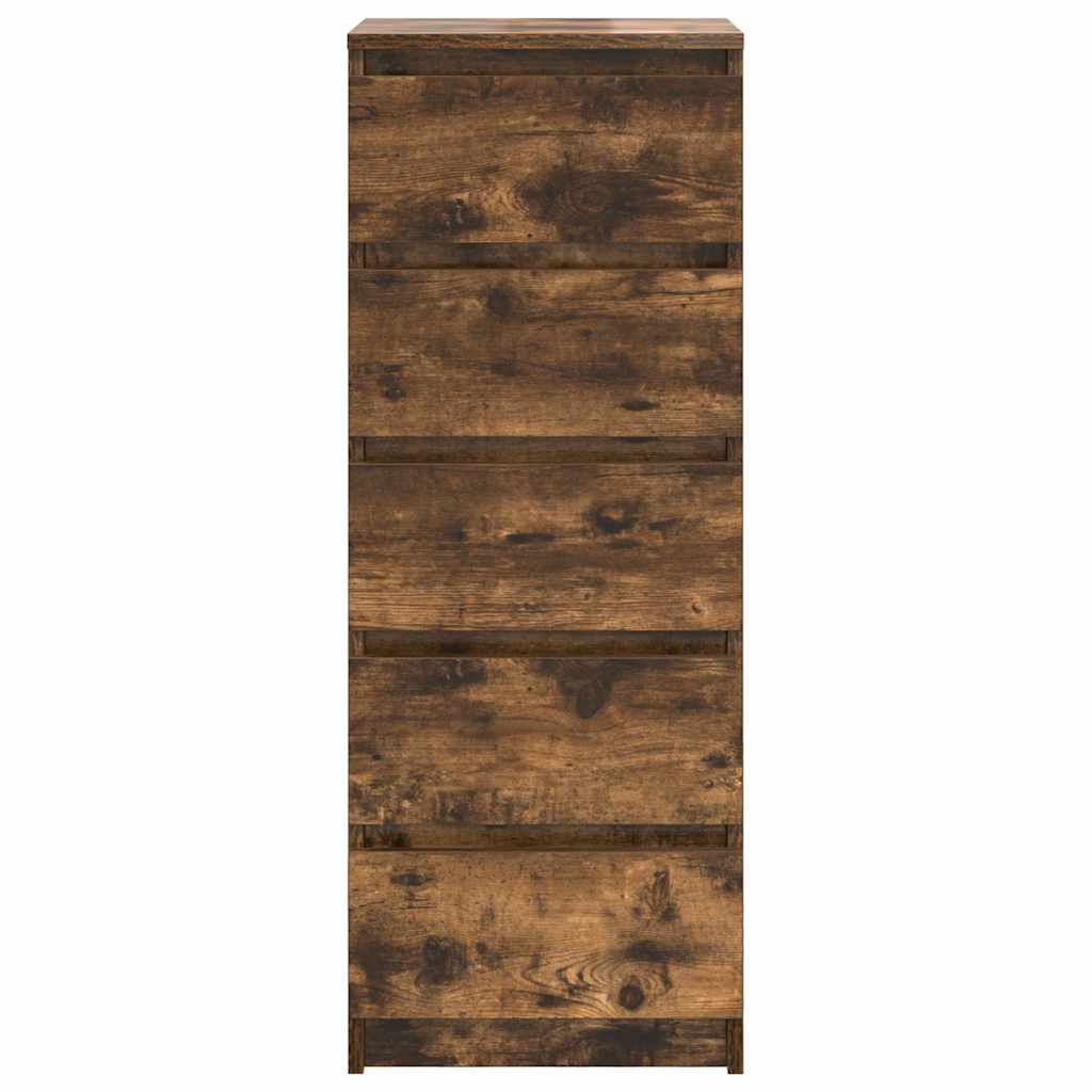 vidaXL Dressoir met lades 37,5x35x99 cm spaanplaat wit