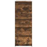 vidaXL Dressoir met lades 37,5x35x99 cm spaanplaat wit