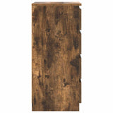 vidaXL Dressoir met lades 37,5x35x99 cm spaanplaat wit