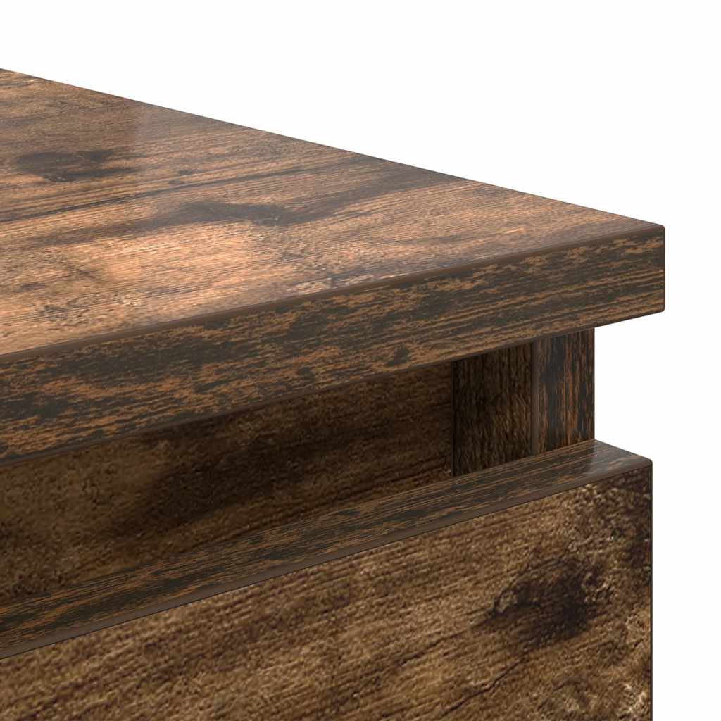 vidaXL Dressoir met lades 37,5x35x99 cm spaanplaat wit