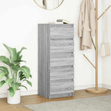 vidaXL Dressoir met lades 37,5x35x99 cm spaanplaat wit