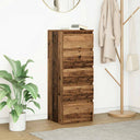 vidaXL Dressoir met lades 37,5x35x99 cm spaanplaat wit