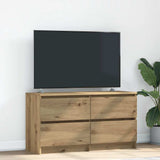 vidaXL Tv-meubel 40x35x54 cm spaanplaat wit