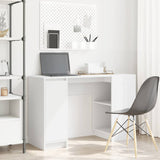 vidaXL Bureau 120x42x76 cm spaanplaat wit