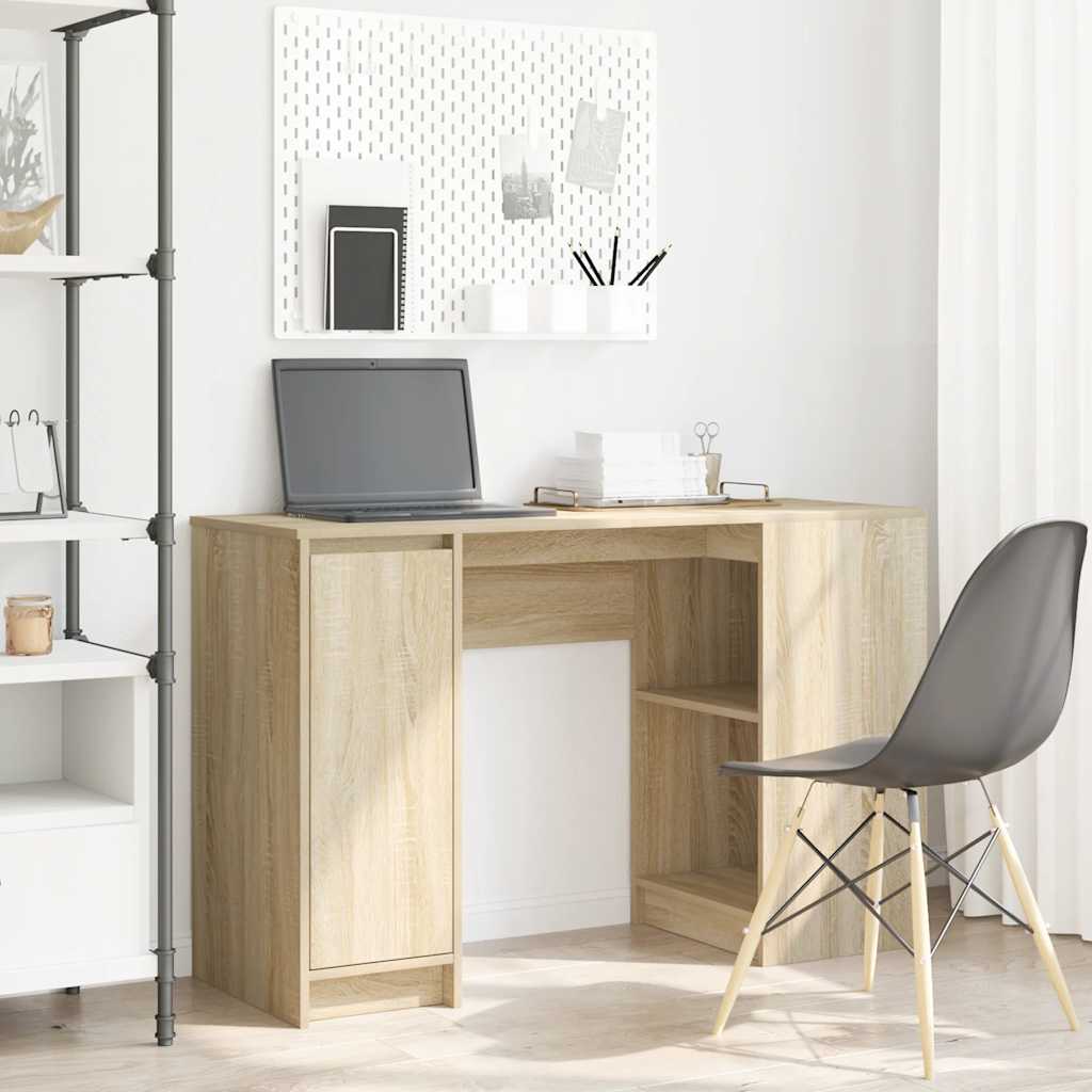 vidaXL Bureau 120x42x76 cm spaanplaat wit