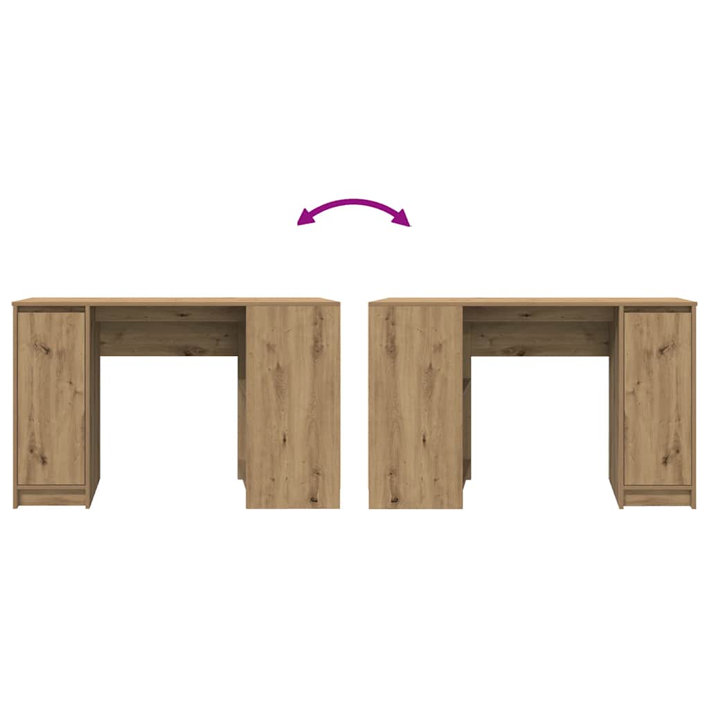 vidaXL Bureau 120x42x76 cm spaanplaat wit