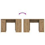 vidaXL Bureau 120x42x76 cm spaanplaat wit