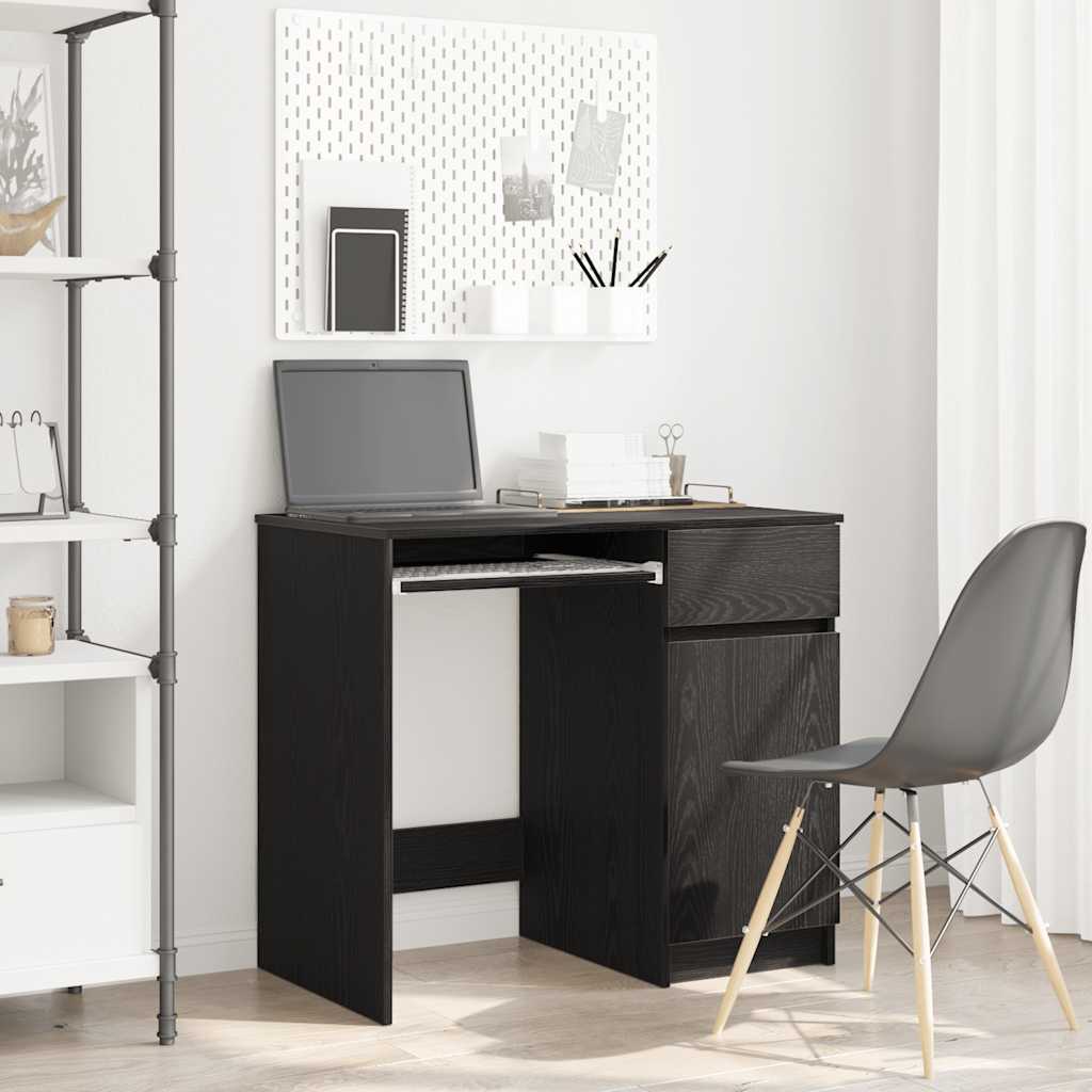 vidaXL Bureau 86x49x76 cm spaanplaat wit