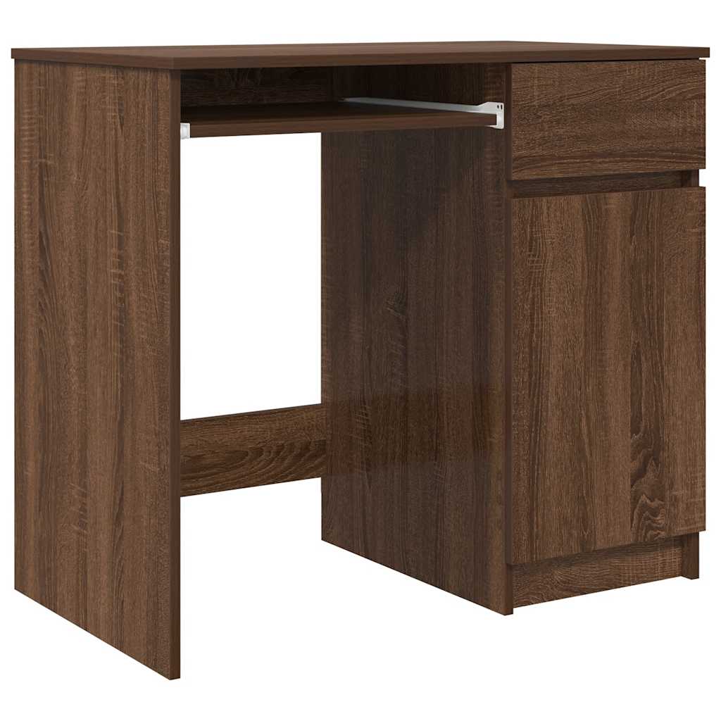 vidaXL Bureau 86x49x76 cm spaanplaat wit