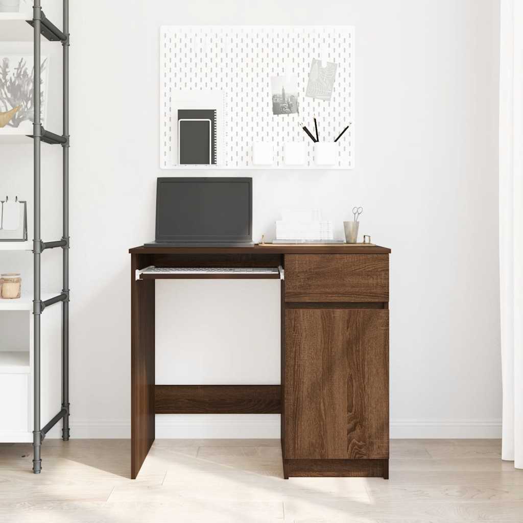 vidaXL Bureau 86x49x76 cm spaanplaat wit