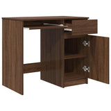 vidaXL Bureau 86x49x76 cm spaanplaat wit