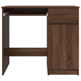 vidaXL Bureau 86x49x76 cm spaanplaat wit