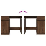 vidaXL Bureau 86x49x76 cm spaanplaat wit