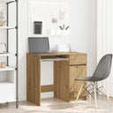 vidaXL Bureau 86x49x76 cm spaanplaat wit