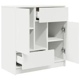vidaXL Dressoir met lades en deuren 70,5x34x74,5 cm wit